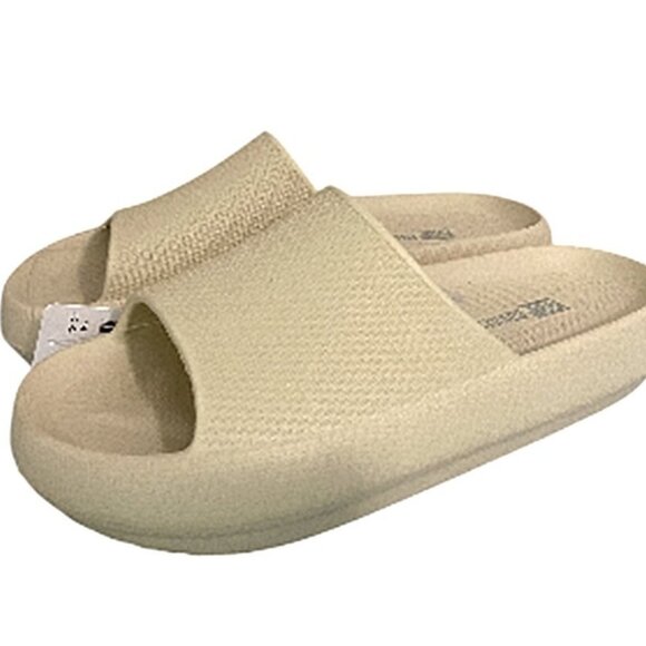 32 DEGREES COOL Cushion Slides Unisex (W)Women's 9-10(M)Men's7-8 ~ Tan Large NEW - Picture 1 of 7